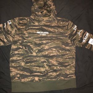 Camouflage Young&Reckless Hoodie